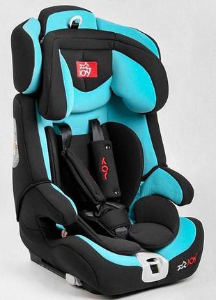 Автокрісло універсальне fx 5266 joy, 9-36 кг, isofix чорно-бла...