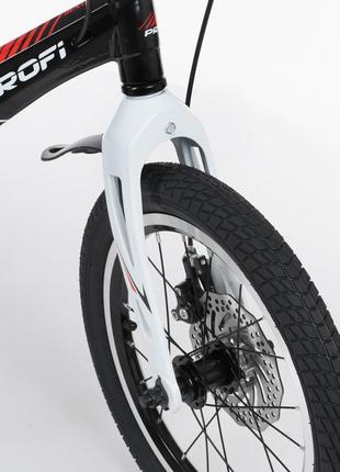 Велосипед дитячий двоколісний 16 дюймів магнієвий з дисковими ...2 фото