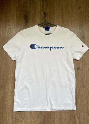 Футболка біла champion s бавовна