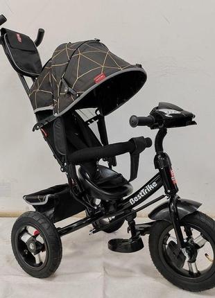 Велосипед триколісний для дівчинки best trike 3390/34-623 фара...