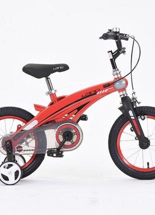 Дитячий двоколісний велосипед 14 дюймів "lanq" 39t. магнієва р...