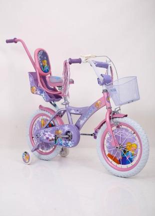 Дитячий двоколісний велосипед для дівчинки ice frozen крижане ...
