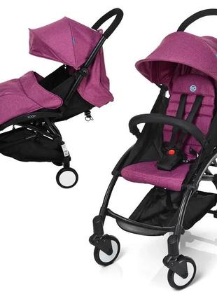 Прогулянкова коляска baby yoga m 3548-9-2, фіолетова