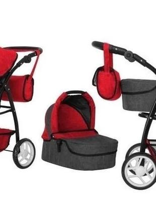 Коляска для ляльки carrello avanti 9662 red ручка регульована ...