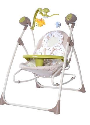 Колиска-гойдалка 3в1 carrello nanny 3в1 crl-0005 brown fox з п...