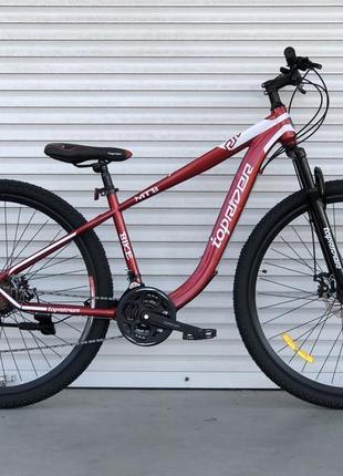 Спортивний швидкісний велосипед 29 дюймів toprider 550 червоний