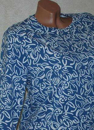 Блуза принтована бренду m&co
 /95% бавовна/ еластична/7 фото