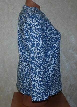 Блуза принтована бренду m&co
 /95% бавовна/ еластична/8 фото