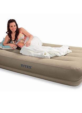 Односпальне ліжко з підголівником (102х203х38 см) intex- 67742