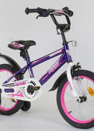 Дитячий велосипед 16 дюймів "corso" aerodynamic ex — 16 n 4282...1 фото