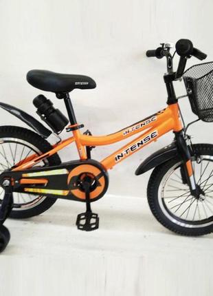 Дитячий двоколісний велосипед (від 5 років) на 16 дюймів inten...2 фото