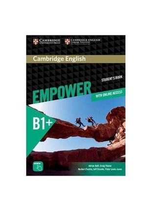 Книга cambridge english empower b1+ intermediate sb with onlin...1 фото