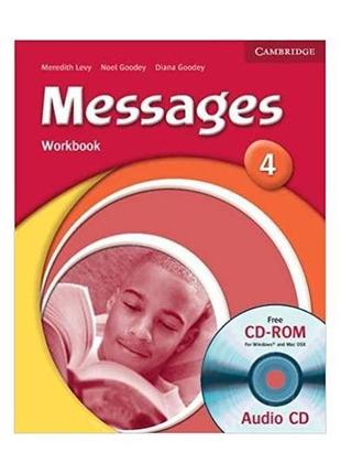 Книга messages 4 workbook with audio cd (9780521614405) cambri...