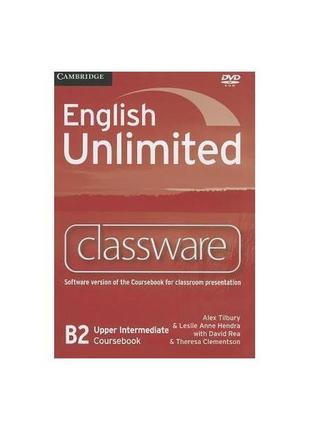 Книга english unlimited upper-intermediate classware dvd-rom (...