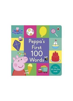 Книга peppa pig: peppa’s first 100 words (9780241251683) ladybird