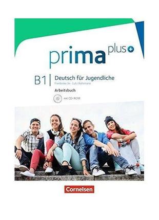 Книга prima plus b1 arbeitsbuch mit cd-rom (9783061206543) cor...