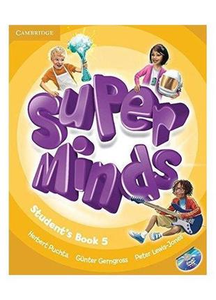 Книга super minds 5 student's book with dvd-rom (підручник) (9...