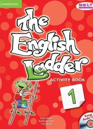 Книга the english ladder 1 activity book with songs audio cd (...