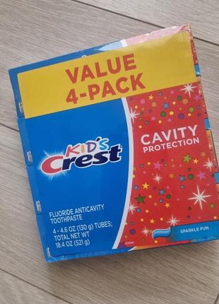 Дитяча зубна паста crest kids cavity protection