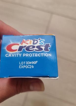 Детская зубная паста crest kids cavity protection2 фото