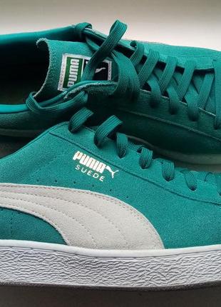 30 см. оригинал. кожаные кроссовки кеды puma suede classic +1 фото