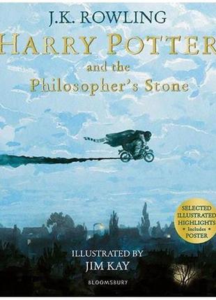 Книга harry potter and the philosopher's stone (illustrated ed...