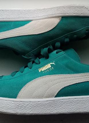 30 см. оригинал. кожаные кроссовки кеды puma suede classic +3 фото