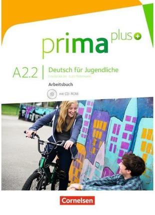 Книга prima plus a2.2 arbeitsbuch mit cd-rom (9783061206505) c...