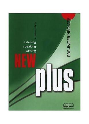 Книга plus new pre-intermediate student's book (9789603798842)...