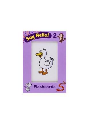 Книга say hello! 2 flashcards pack (9781905085835) delta publi...