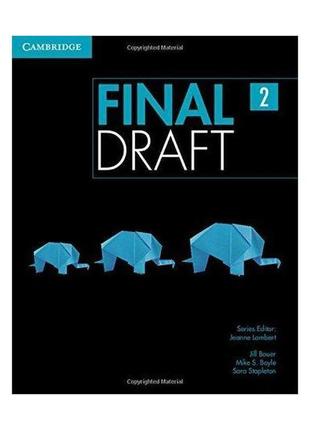 Книга final draft 2 student's book with online writing pack (9...1 фото