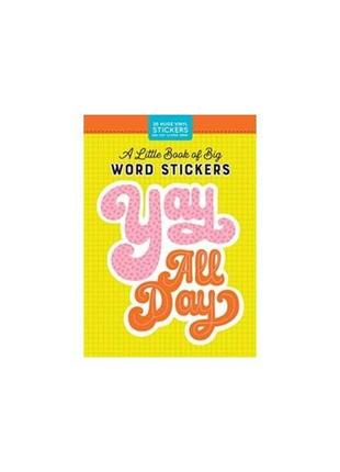 Книга a little book of big word stickers (9781523507146) workm...