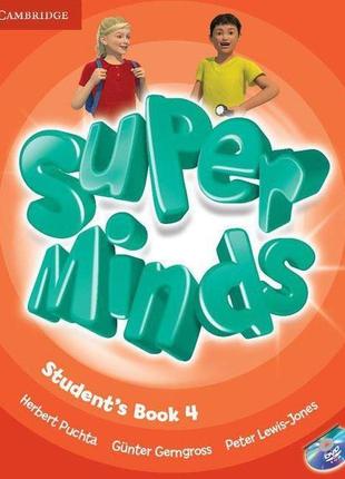 Книга super minds 4 student's book with dvd-rom (підручник) (9...