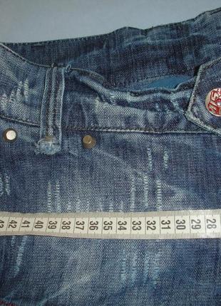 Шорты джинсовые женские летние размер 42 / 8 с потертостями секси4 фото