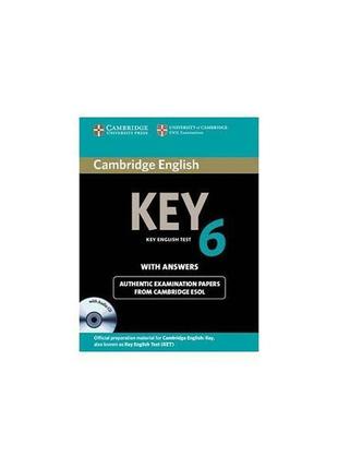 Книга cambridge english key 6 self-study pack (sb with answers...