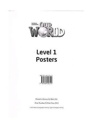 Книга our world 1 posters (9781285456140) abc