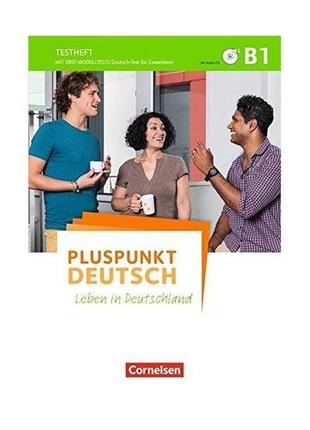 Книга pluspunkt deutsch b1 testheft mit audio-cd (978306120610...