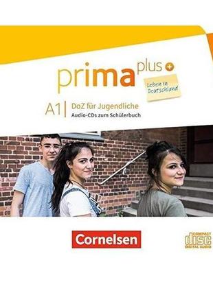 Книга prima plus a1 leben in deutschland audio-cds zum schüler...