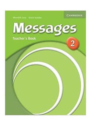 Книга messages 2 teacher's book (9780521614290) cambridge univ...