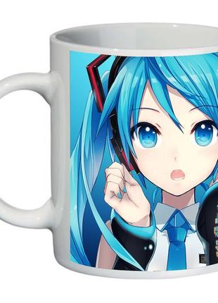 Чашка мику хацунэ hatsune miku (кружка supercup hm 0010)