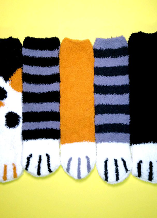 Махрові шкарпетки "кошичі лапки"2 фото