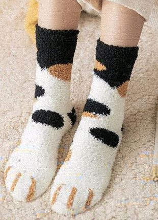 Махрові шкарпетки "кошичі лапки"5 фото