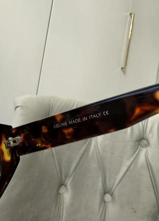 Сонцезахисні леопардові окуляри celine8 фото