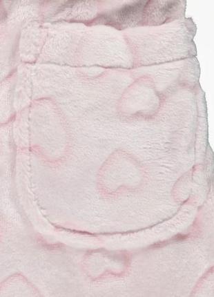 Шикарний комплект для дівчинки плюшевий халат, піжама george великобританія4 фото