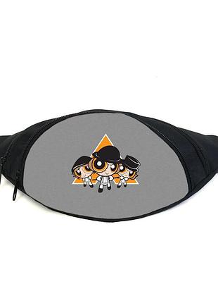 Поясная сумка бананка суперкрошки powerpuff girls (pg-016) gear bag черная