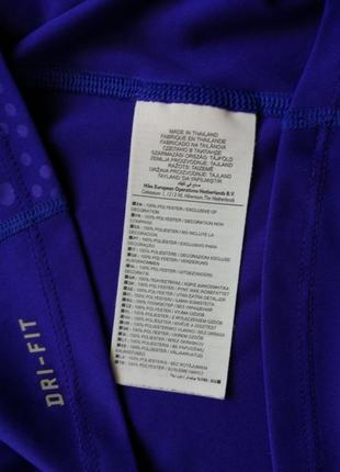 Синяя женская спортивная футболка майка свитшот худи олимпийка nike pro combat размер s4 фото