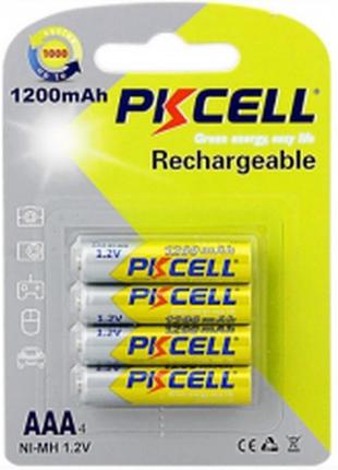 Акумулятор pkcell 1.2 v aaa 1200mah nimh rechargeable battery,...