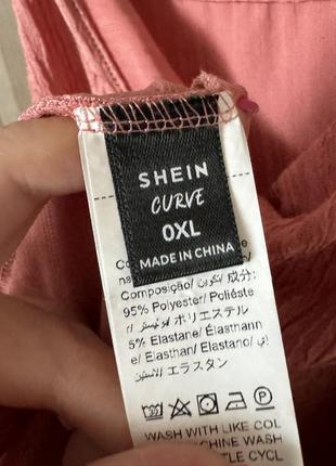 Платье сарафан с имитацией узла xl shein5 фото