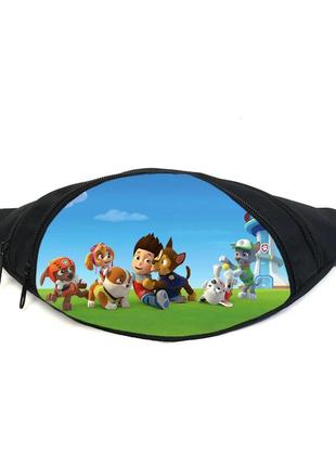Поясная сумка бананка щенячий патруль (gb paw patrol 013) gear bag черная