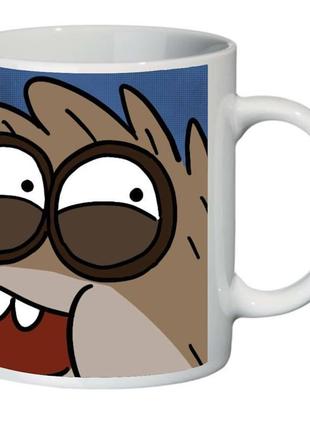 Кухоль звичайний мультик regular show (чашка-supercup-rs-0013)